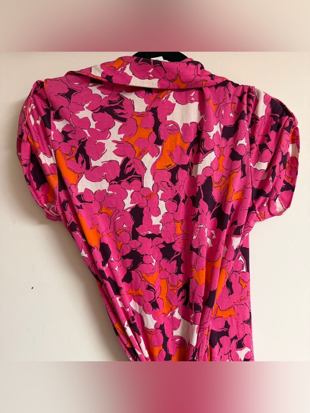 Diane Von Furstenberg Jilda Jersey Wrap Dress Size 12 - Picture 5 of 6